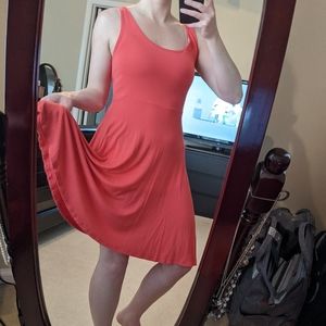 Old Navy A-line coral dress